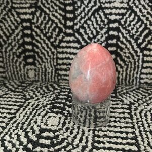 Pink Polished Stone Egg